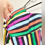 Caroline Constas strapless rainbow stripe multi maxi dress small Photo 4