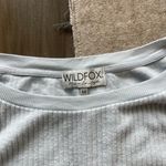 Wildfox Tilda cropped sweater In Light Blue Photo 5