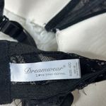 Dreamwear Lace Bra Plus Size 42C Black White Underwire Coquette Romantic Sexy Photo 3