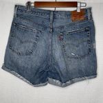 Levi's  501 Shorts Womens 30 Blue Comfort Distressed Button Fly Cut Offs‎ Western Photo 4