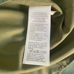 J.Crew Ruffle Mock Neck Blouse XXS Army Green  Preppy Corporate Chic Work Shirt‎ Photo 8