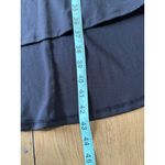 LuLaRoe Black Solid Hi-Lo T Shirt Dress Size Small Polyester Beachy Flowing Photo 3