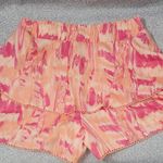 Nicole Miller  Pink and Orange Tiered Shorts Size L Photo 3
