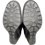 Aquatalia Women’s Size 8.5 Black Leather Buckle Strappy Ankle Wedged Boots Photo 8