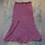 Euro 100% Silk Beaded Skirt Purple Photo 3