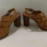 Madewell  Cindy Braided Desert Camel Brown Sandals 7.5 Leather Shoes Excellent Photo 1