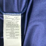 Vanity Fair  Navy Blue Vintage 90’s Lace Trim Satin Camisole Photo 3