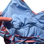 Jessica Simpson Bathing Suit Women’s Size Large One Piece Blue Pink Swimsuit Photo 8