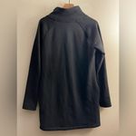 Athleta  Women Cozy Karma Asym Sweatshirt Dress Black Thumbholes Warm Soft S Photo 2