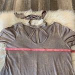 Andree by Unit Andreé by Unit stretch knit top with cutout neckline and back tie M Photo 5