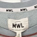 Madewell MWL Superbrushed Contrast Stitched Easygoing Sweatshirt Womens Size XS Photo 7