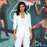 Good American  Luxe Suiting Boyfriend Blazer Ivory White Photo 10