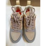 VEJA  Venturi VC Suede Almond Peach Sneakers NIB Sz 7 Contemporary Women Lace Up Photo 2