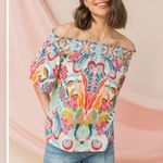 Flying Tomato Floral Off-Shoulder Top Photo 0
