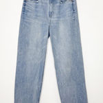 American Eagle Baggy Jeans Women’s Size 10 Regular High Rise Light Wash Photo 0