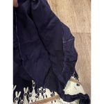 Cat Blossoming Poncho Jacket Hood Bunny Small New Blue Photo 4