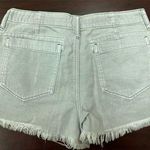 American Eagle Light Grey Button Fly Shorts Size 6 Photo 2