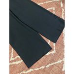ZARA Womens High Waisted Trouser Dress Pants Wide Leg Black Minimalist Medium Photo 2