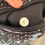 Lululemon Run: Top Speed Crop * Full on Luxtreme Floral Tranquil Blue Black Photo 6