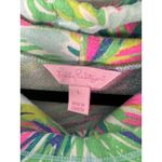 Lilly Pulitzer  Island Time Hillary Pullover Terry Long Sleeve Mock Shirt Large Photo 4