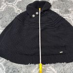 Tommy Hilfiger  black knitted cotton cape poncho size Xs Photo 4