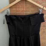 Reformation NWT Black Johan Elegant Strapless Dress Photo 8