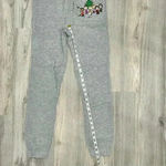 Peanuts Snoopy Charlie Brown Christmas Grey Drawstring Sweatpants Jogger Size XS Gray Photo 5