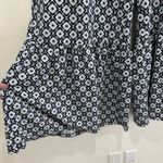 Cato Bohemian Wide Leg Ruffle Bell Bottom Pull On Pants Sz XL Pockets Printed Hippie Photo 1