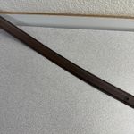 Coach  Womens Brown Leather Belt Size Medium Brass Buckle Glove Tanned 8400 1" Photo 3