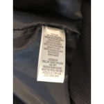 Sandra Darren  Dress 16 Navy Blue Pinstripes Button Closure Collared Short Sleeve Photo 9