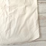 Women’s M White Sleeveless Top Basics Tank Top Henley Buttons Size Medium Photo 1