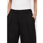 Velvet by Graham & Spencer Leona High Rise Wide Leg Trouser Pants Pockets 6 $229 Black Photo 2