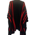 Pendleton Pendelton open cardigan/poncho cotton red and black L/xl Photo 1