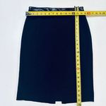 Elie Tahari Womens Back Slit Pencil Skirt Black Size 6 Photo 8