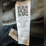 frame denim Pleated Wide Leg High Rise Denim jean trouser in Navy. Size 27. Photo 3