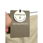 Tommy Bahama Gemma Fit Cropped Khaki Chino Pants Mid Rise Slim Fit Womens 14 NWT Photo 2