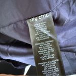 City Chic Elegant Long Sleeve Lace Tulip Hem Dress in Navy SZ M 18 NWT Photo 10