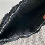 Vintage CORDE 1940’s Black Woven Circle Design Crochet Oversized Clutch Bag Photo 6