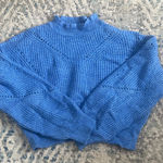 Urban Outfitters  Blue Cowl Neck Sweater Photo 0