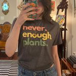 Never Enough Plants Graphic Tee Gray Photo 0