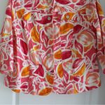 Hearts of Palm Women Pink & Orange Jacket Size 20W Photo 2
