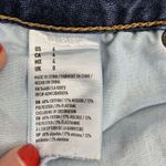 American Eagle  Size 4 Shorts Shortie AEO Low Rise Denim Cuffed Stretch Women's Photo 2