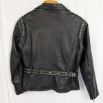 Harley Davidson Studded Black Leather Motorcycle Jacket XL Photo 6