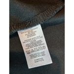 Ann Taylor  Factory Black Mock Neck Cap Sleeve Ruched Waist Midi Dress Size 14 Photo 5