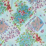 My Michelle Vintage 90s  Blue Floral Skirt Photo 3