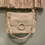 Charming Charlie Cream Faux Leather Gold Trim Crossbody Shoulder Bag ’s Photo 1