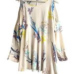 Free People | Clear Skies Floral Cold Shoulder Tunic Asymmetrical Dress Size S Photo 6