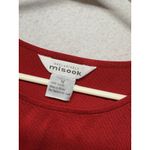 Misook Exclusively  Woman’s Sleeveless Shell Tank Knit Scoop Neck Red Size Medium Photo 2