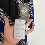 Vince Camuto 🚨 Blue and Black Sheath Dress 3/4 Sleeve Crew Neck size 12 NWT🚨 Photo 2