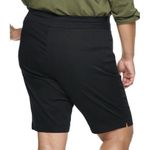 Croft & Barrow New Womens  Bermuda Shorts 16W Black Mid Rise Stretch Pull On Photo 1